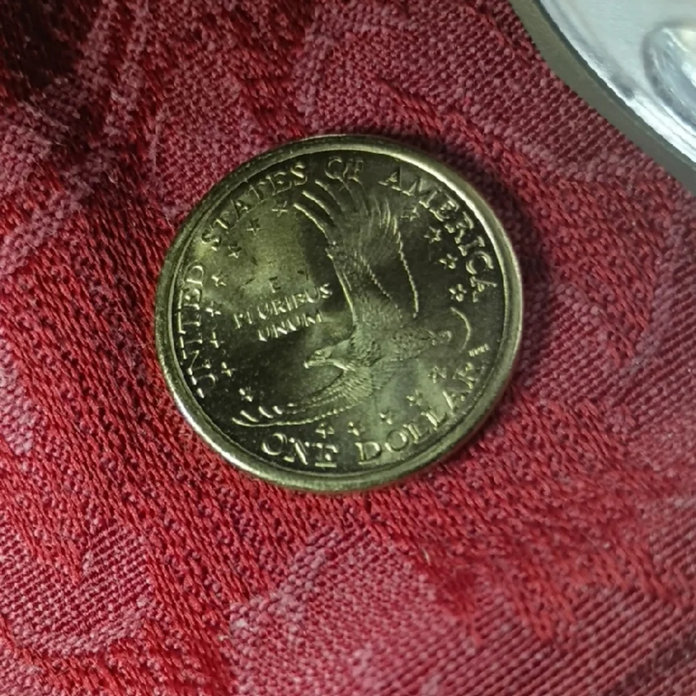 🇺🇸🦅RARE WOUNED EAGLE MINT FLAW Proof Sacaqauia 2000 P Mint Dollar🦅🇺🇸